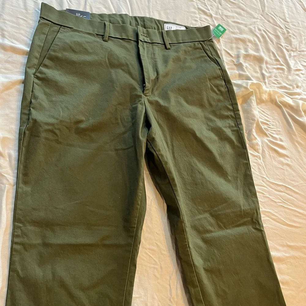 Gap green straight jeans - Picture 2 of 15